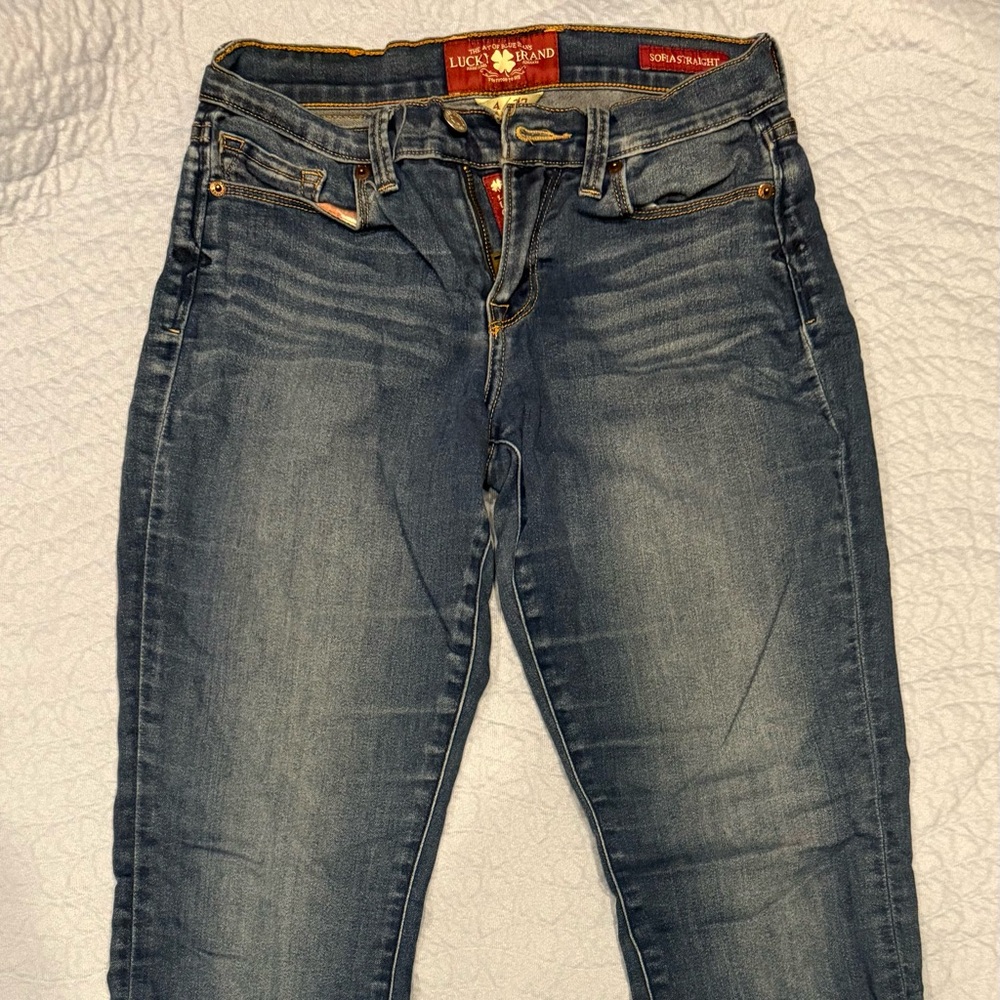 Lucky Brand Indigo Straight Leg Jeans